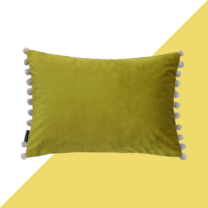 Theis Fiesta Rectangular Scatter Pillow Cover, Bamboo/Natural, Pillow Cover Only - No Insert