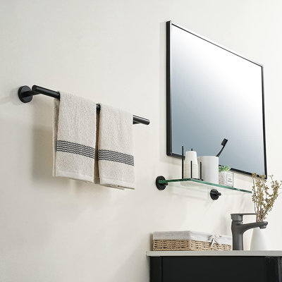 Ensemble de 2 porte-serviettes mural en acier inoxydable 304 de 20,5 pouces