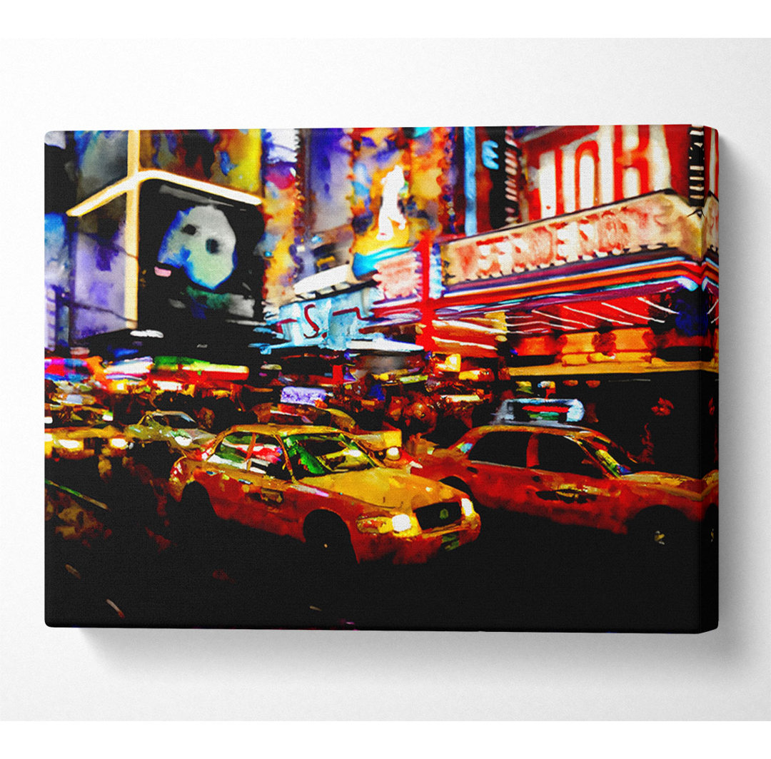 New York City Broadway Taxis - Druck