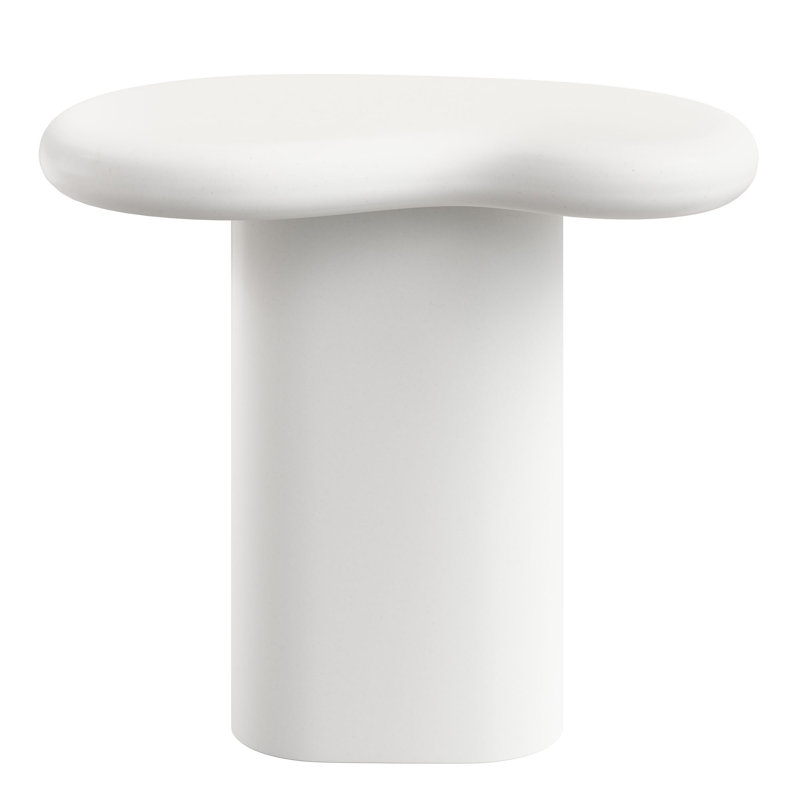 Elowen Outdoor Side Table In White