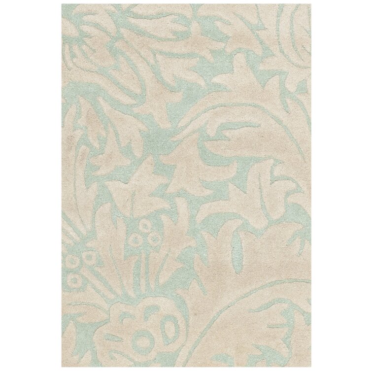 Candelo Hand Tufted Wool Floral Rug