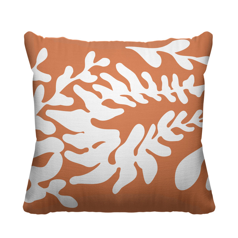 Housse et insert de coussin extérieur carré Garrison, L 17 po x H 17 po, Corail
