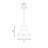 Kerron 1-Light Pendant in Brass-776009501