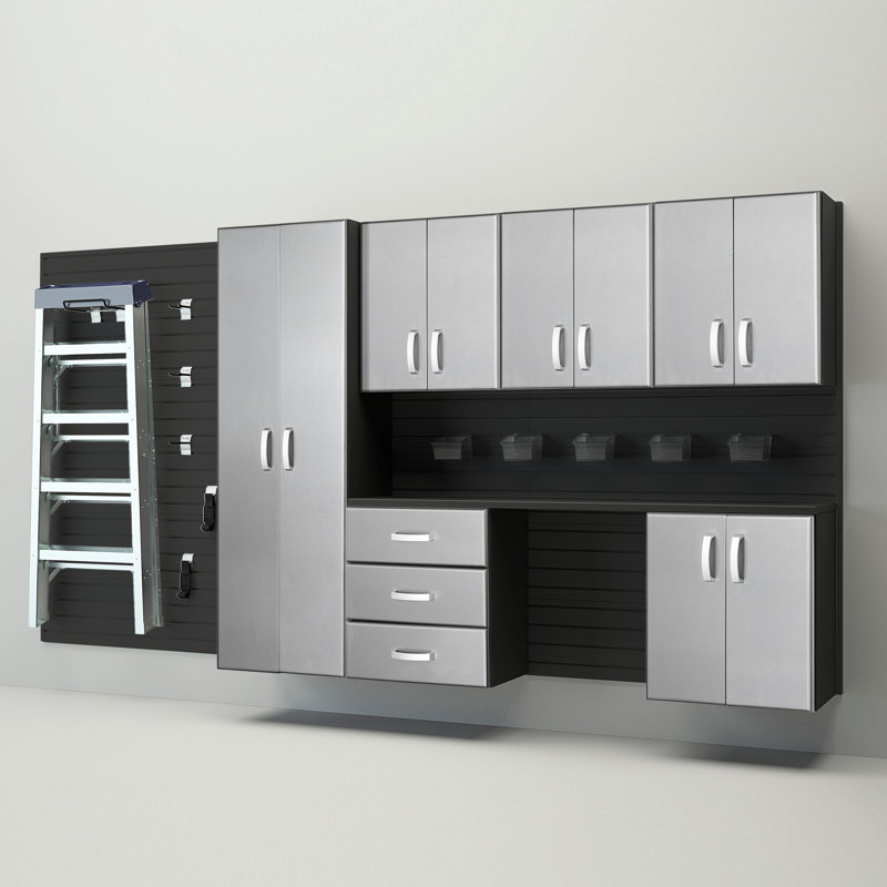 Deluxe 6 Piece Storage System, Black/Platinum Carbon