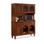 Dark-brown Solid + Manufactured Wood+Glass Sideboard-1834161900