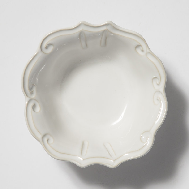 Incanto Handmade Stoneware Cereal Bowl, White