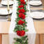 Ensemble de 2 guirlandes de fleurs de pivoines artificielles 8,2 pi-1987269884