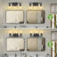 Luminaire de meuble-lavabo moderne avec applique murale élégante pour salle de bain (ampoules non incluses)-1337200627-1337200626