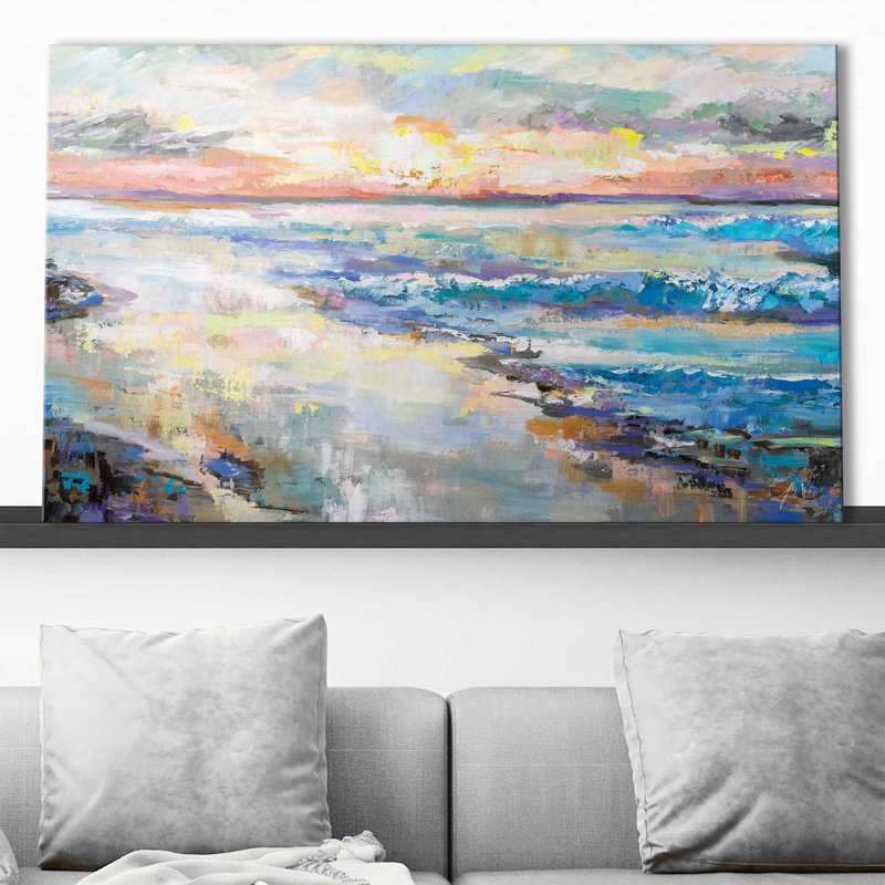 706-6213 " Sea Spray ", 30" W x 18" H, Wrapped Canvas