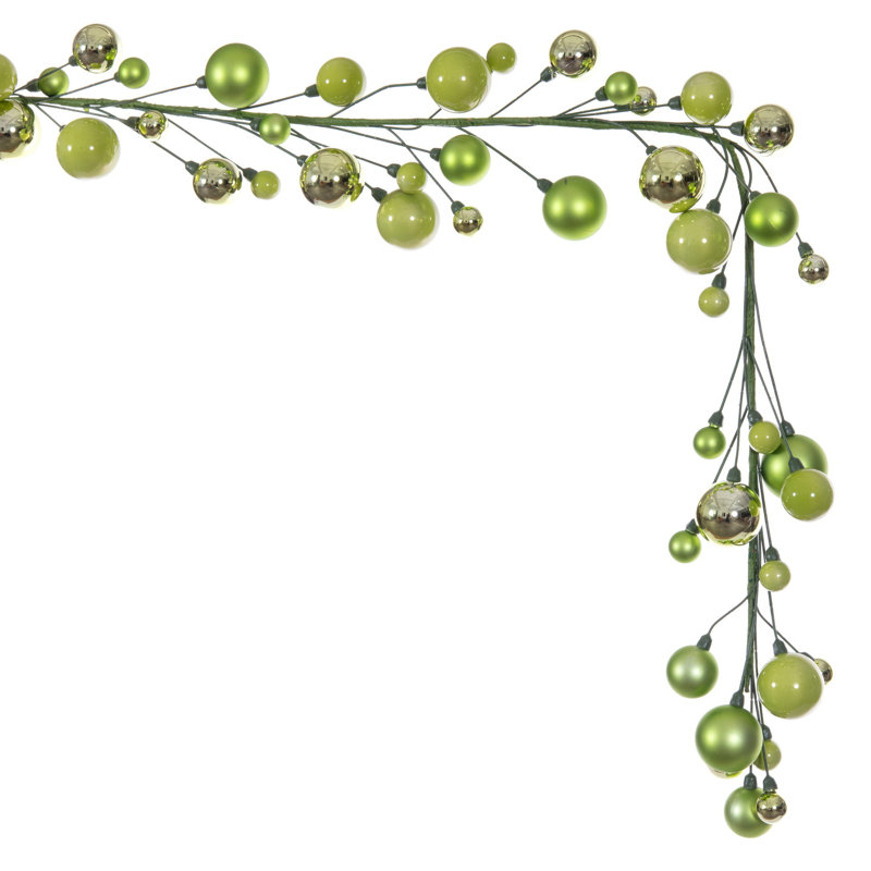 Guirlande Vickerman 6 'Celadon Ball Branch., Céladon
