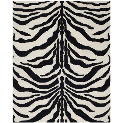 Cambridge Hand Tufted Wool Animal Print Rug
