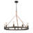 Davy 9 - Light Dimmable Wagon Wheel Chandelier-467852802-467852803