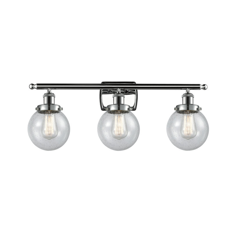 Chippewa 3 - Light Dimmable Vanity Light, Seedy, Polished Chrome, Incandescent