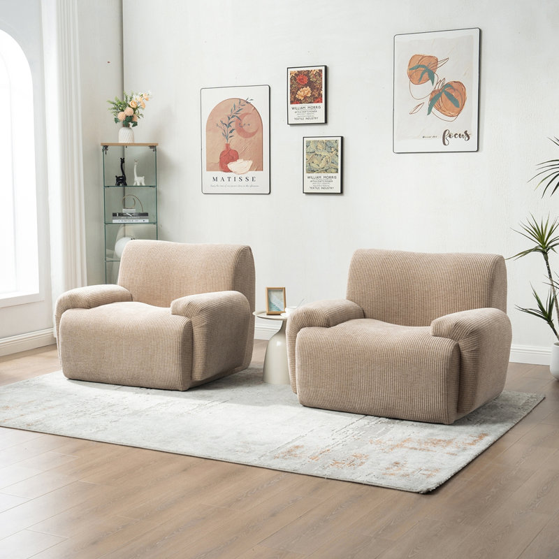 Fauteuil d'appoint 42 po, Taupe