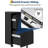 2-Drawer File Cabinet on Wheels with Lock, Under Desk Rolling Metal Storage for Home Office