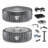 6-Seat Inflatable Pool Spa - Portable Hot Tub Spa with Light and Remote Control