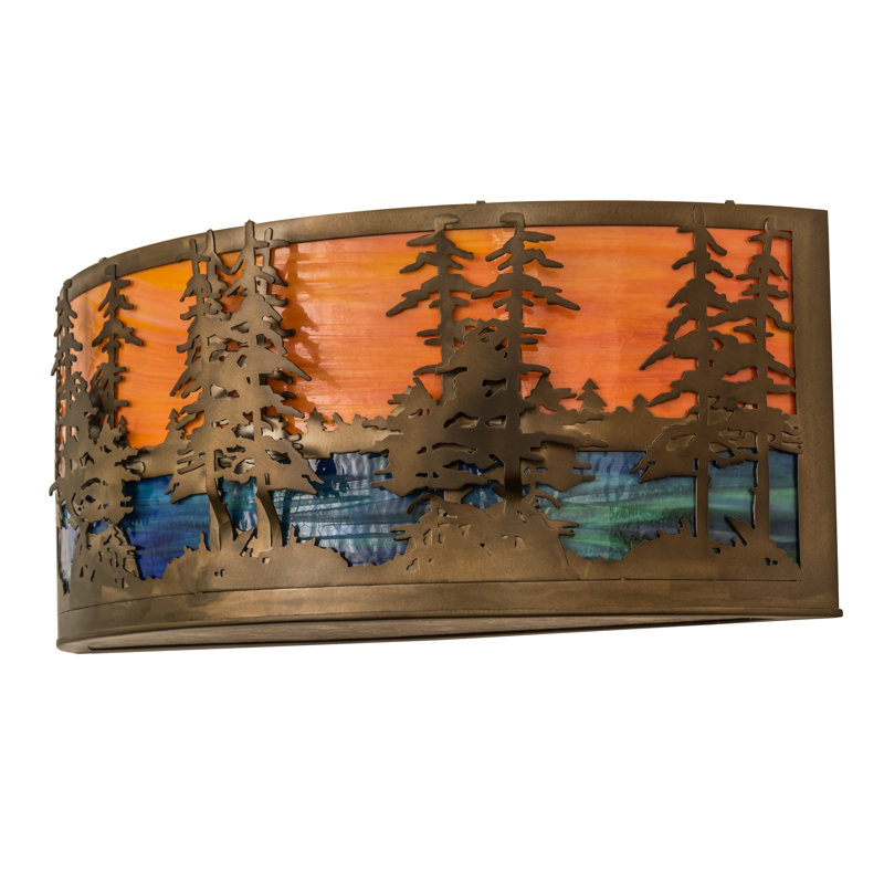 Rustic Lodge 1 - Light Flush Mounted Sconce