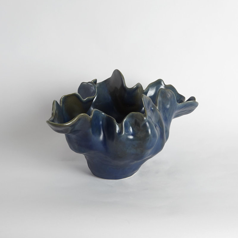Bradie Meteor Bowl, Medium (10.5'' H x 22'' W x 12'' D), Blue
