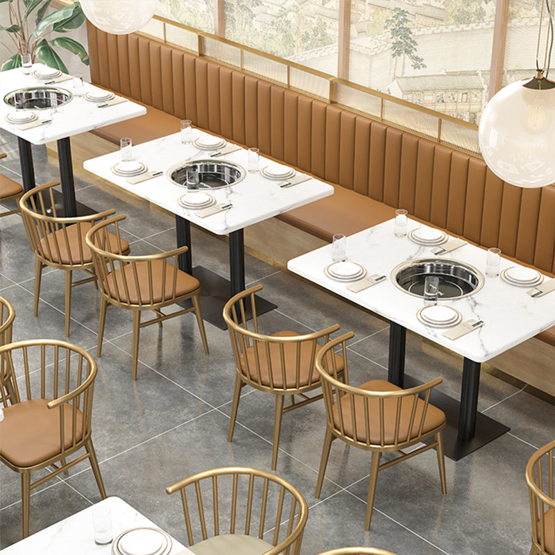 Banc rembourré en similicuir haut de gamme
