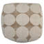 Pouf en coton tissé / polyester