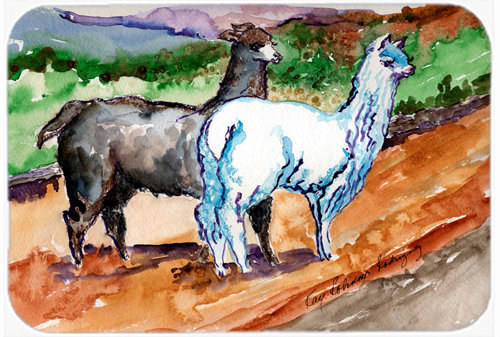 Llama Glass Cutting Board