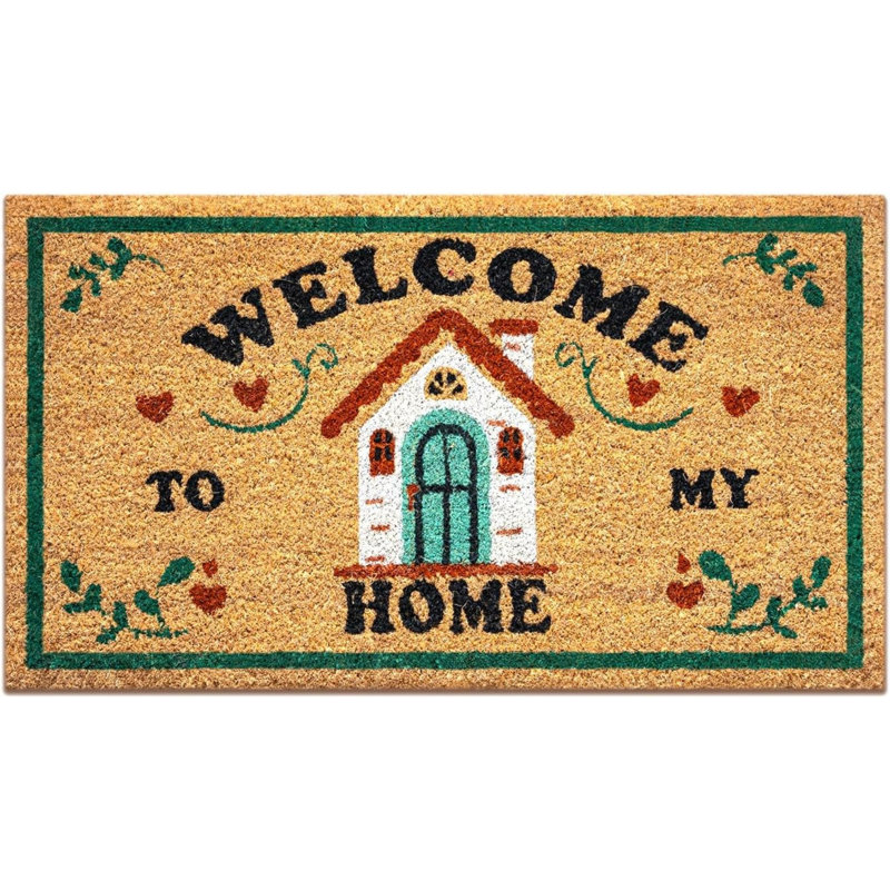 Non-Slip Geometric Doormat