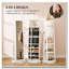 Miroir pivotant sur 360 ° avec tablettes de rangement-753492770
