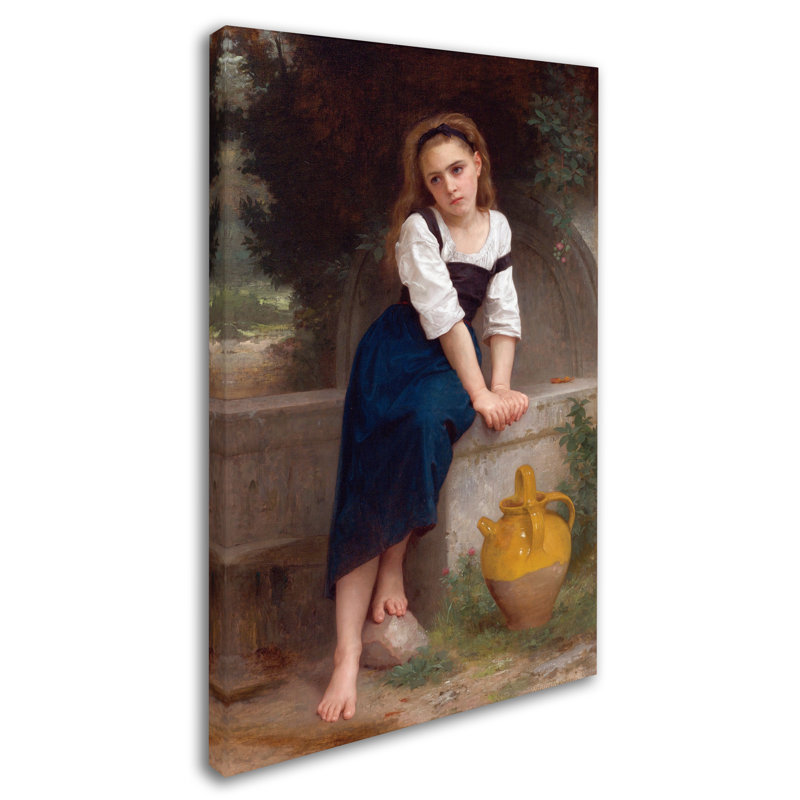 «orphelin, reproduction sur toile tendue, H 24 po x l 16 po