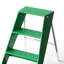Home Échelle pliante Cadre d'intérieur (vert) Tabouret pliant multifonctionnel épais