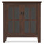 Annalin Solid Wood 2 - Door Rectangle Accent Cabinet-524726599