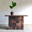 Console en bois massif de style moyen-antique