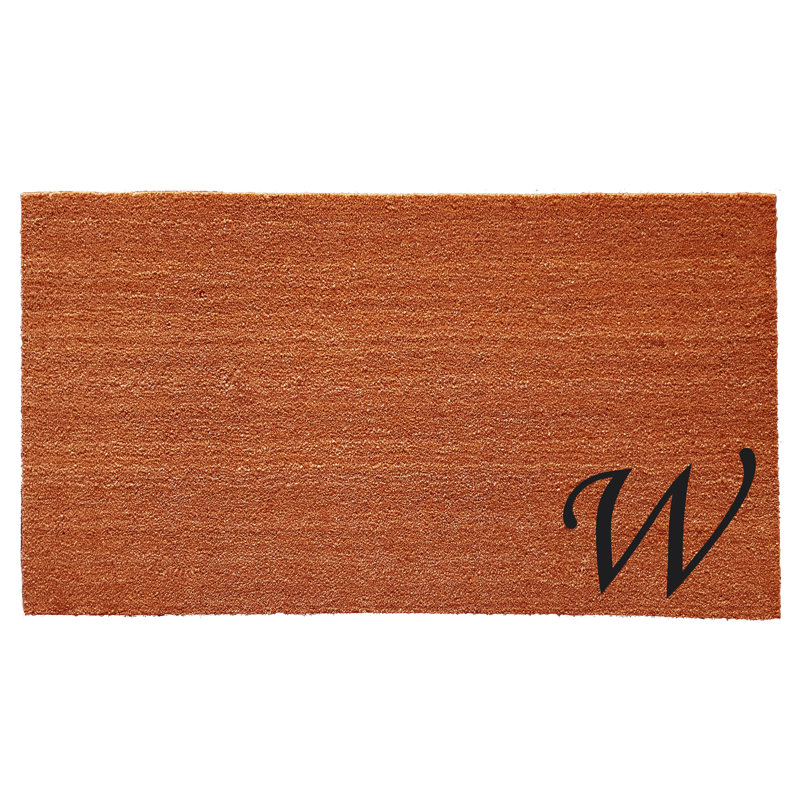 Tapis d'entrée antidérapant Zebrowski, L, Rectangle 2 pi x 4 pi