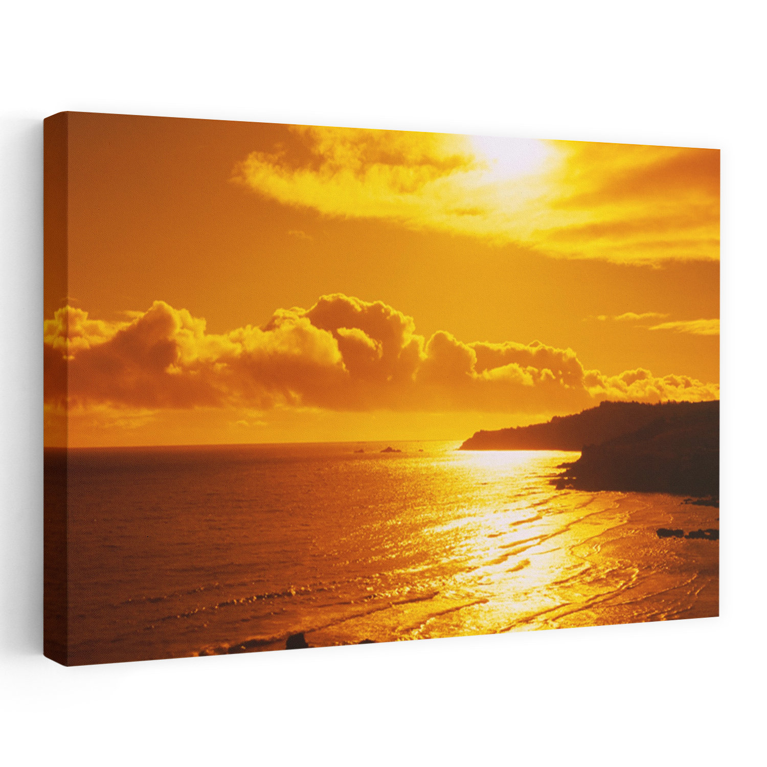Hawaii Abstract Example Latitude Run® Sunset Over The Sea Maui Maui County Hawaii Usa Abstract ...