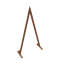 210cm W x 80cm D Solid Wood Arbour in Brown