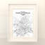 Charlottesville, carte de la ville, impression graphique-1816501841-1816501799