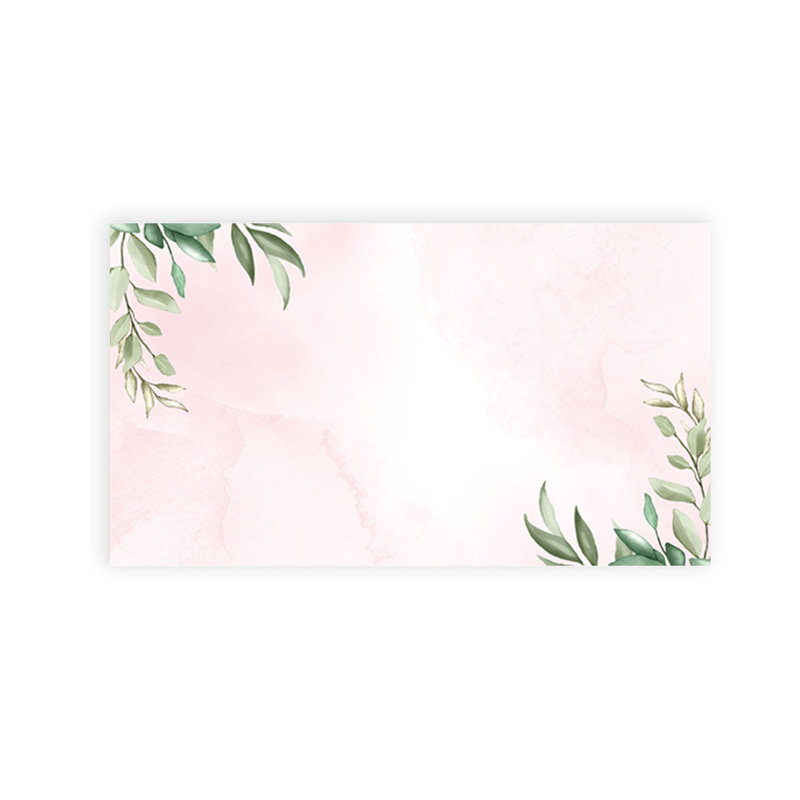 Ensemble de 60 feuilles de place rosées et verdoyantes pour tables de fête de mariage