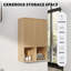 Armoire de rangement murale pour salle de bain avec portes, 24 po L x 35,91 po H-401820293