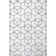 Tapis blanc / gris Amuda Blocks