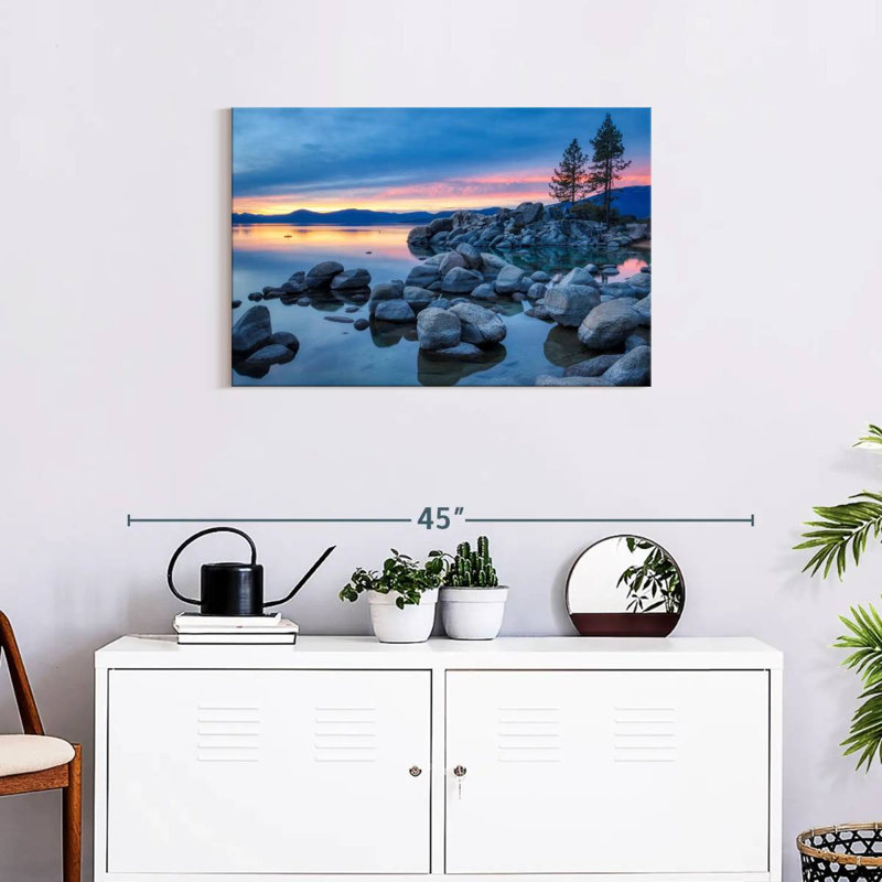 Alvord Evening At Sand Harbor, 20" H x 30" W