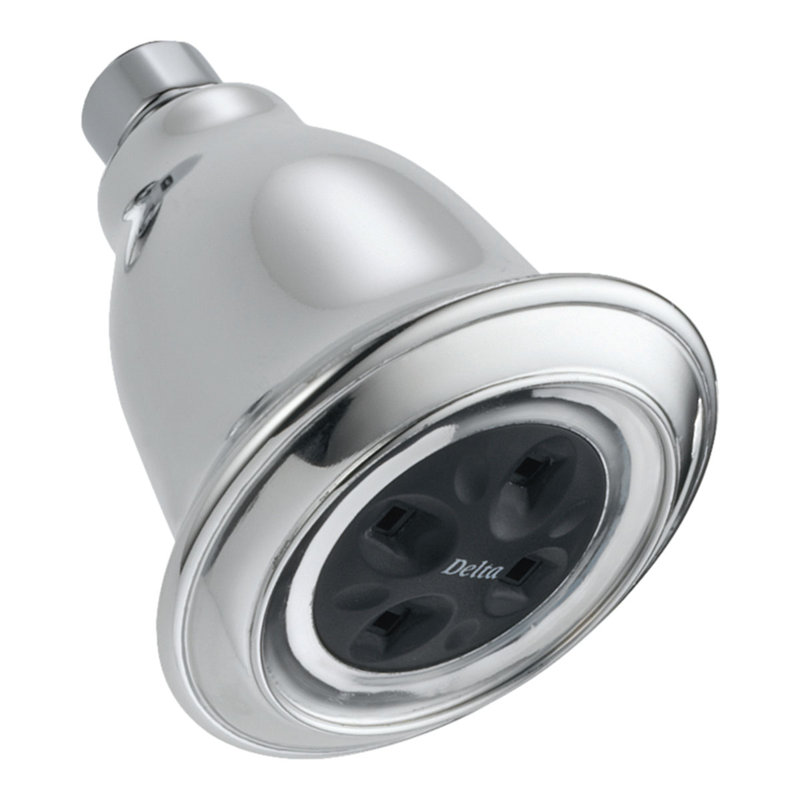 Universal Showering Components 1.8 GPM Shower Head with H2okinetic Technology, Chrome