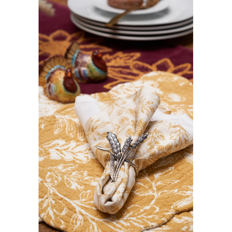 Everview Napkin Set of 6, Yellow
