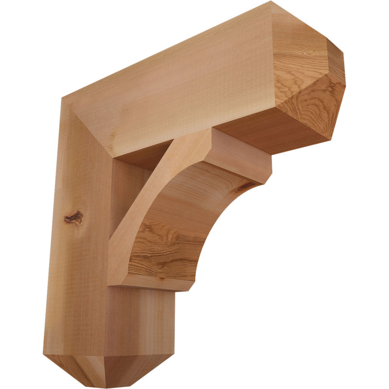 Support l 5 1/2 po x P 20 po x H 20 po Legacy Craftsman, cèdre rouge de l'Ouest, Western Red Cedar (Smooth)