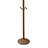 73" Tall Chrome And Wood Coat Rack-2070513968