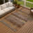 Machine Washable Indoor/Outdoor Matteson ACN2311 Stripes Rug-560329757