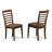 5 Piece Dinette Set for 4 Includes a Rectangle Dining Table with Dropleaf and 4 Linen Fabric Upholstered Dining Chairs, Mahogany-1605669573-1519559328