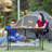 Aluminum Folding Camping Table Roll Up Portable Picnic Table With Carrying Bag