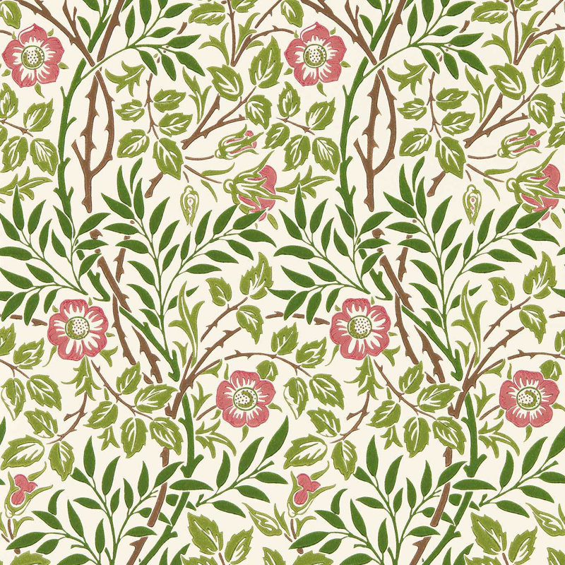 3' L x 2' W Wall Mural, Boughs/Rose