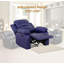 Fauteuil inclinable en cuir semi-PU et PVC-535681360