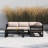 Smith 5 Piece Sectional Seating Group with Sunbrella Cushions-664700435-651260122