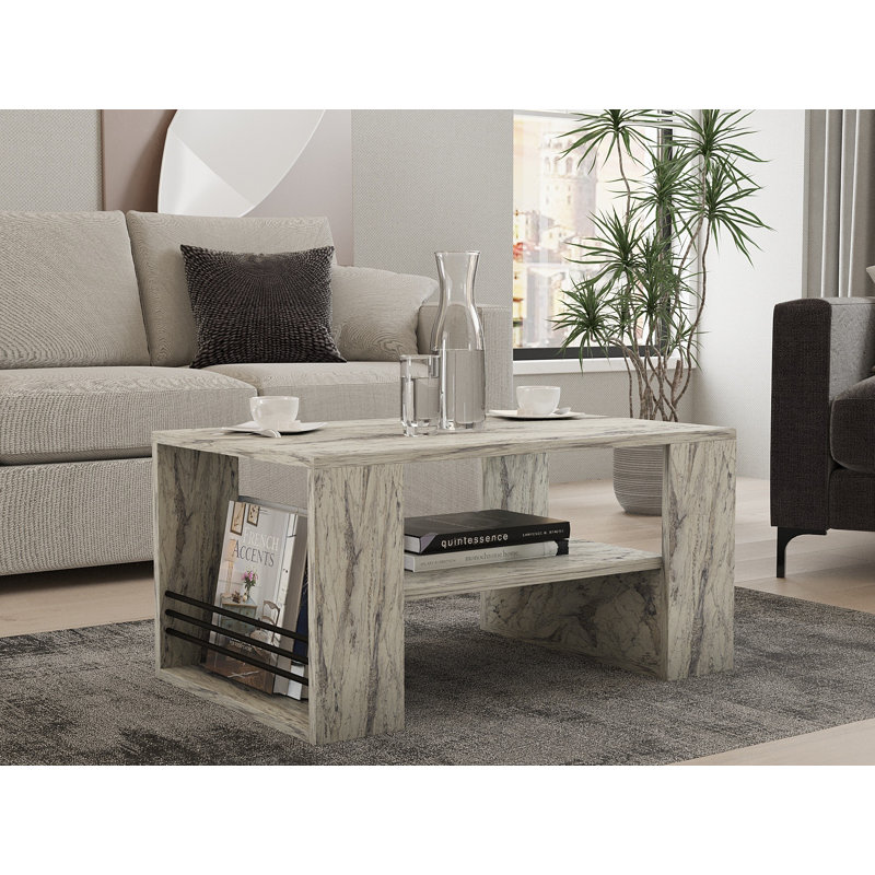 Glorias Coffee Table, Freesia Marble